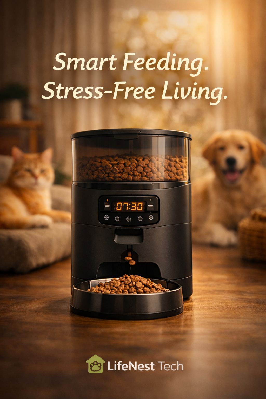 Never Miss a feeding- Smart Automatic Pet Feeder