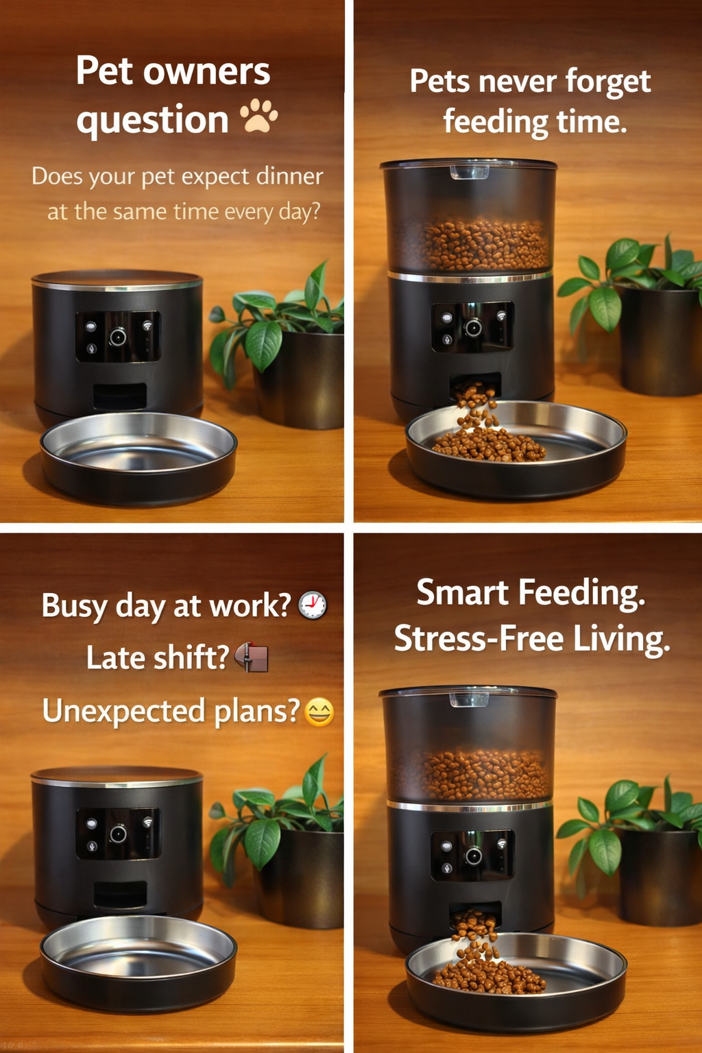 Never Miss a feeding- Smart Automatic Pet Feeder