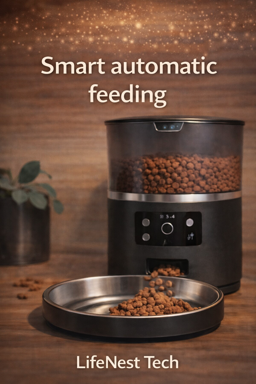 Never Miss a feeding- Smart Automatic Pet Feeder
